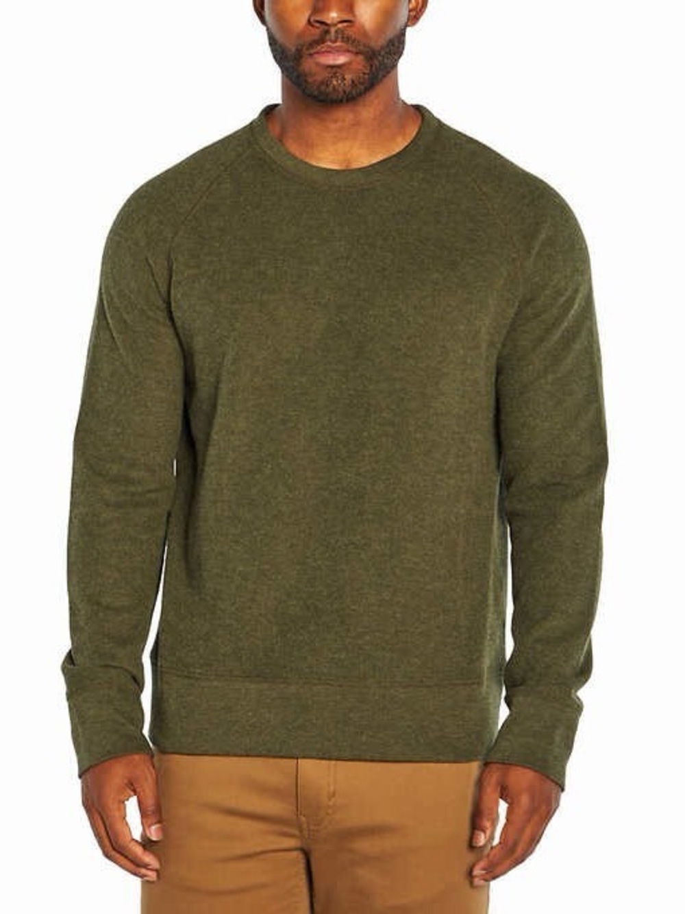 Banana Republic Mens Olive Green Crew Neck Pullover Sweater M